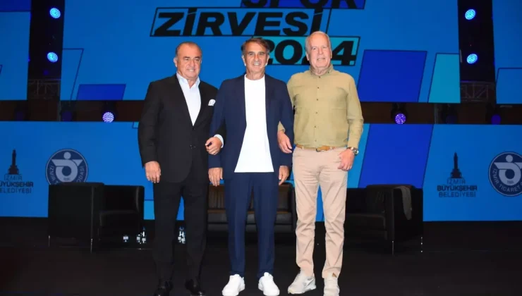 İzmir Spor Zirvesi’nde Terim, Denizli ve Güneş buluştu